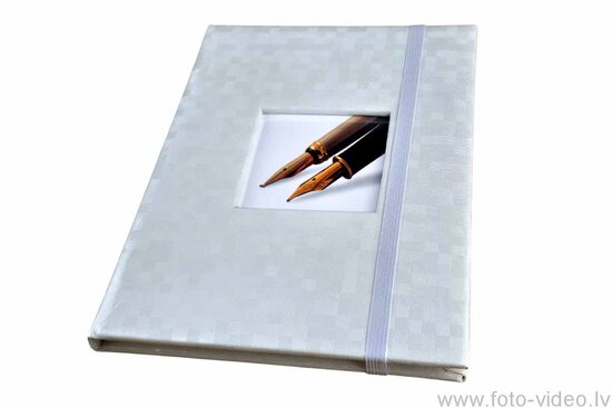 Viesu grāmata 16,5x22,3cm / 60 lpp. Wh.